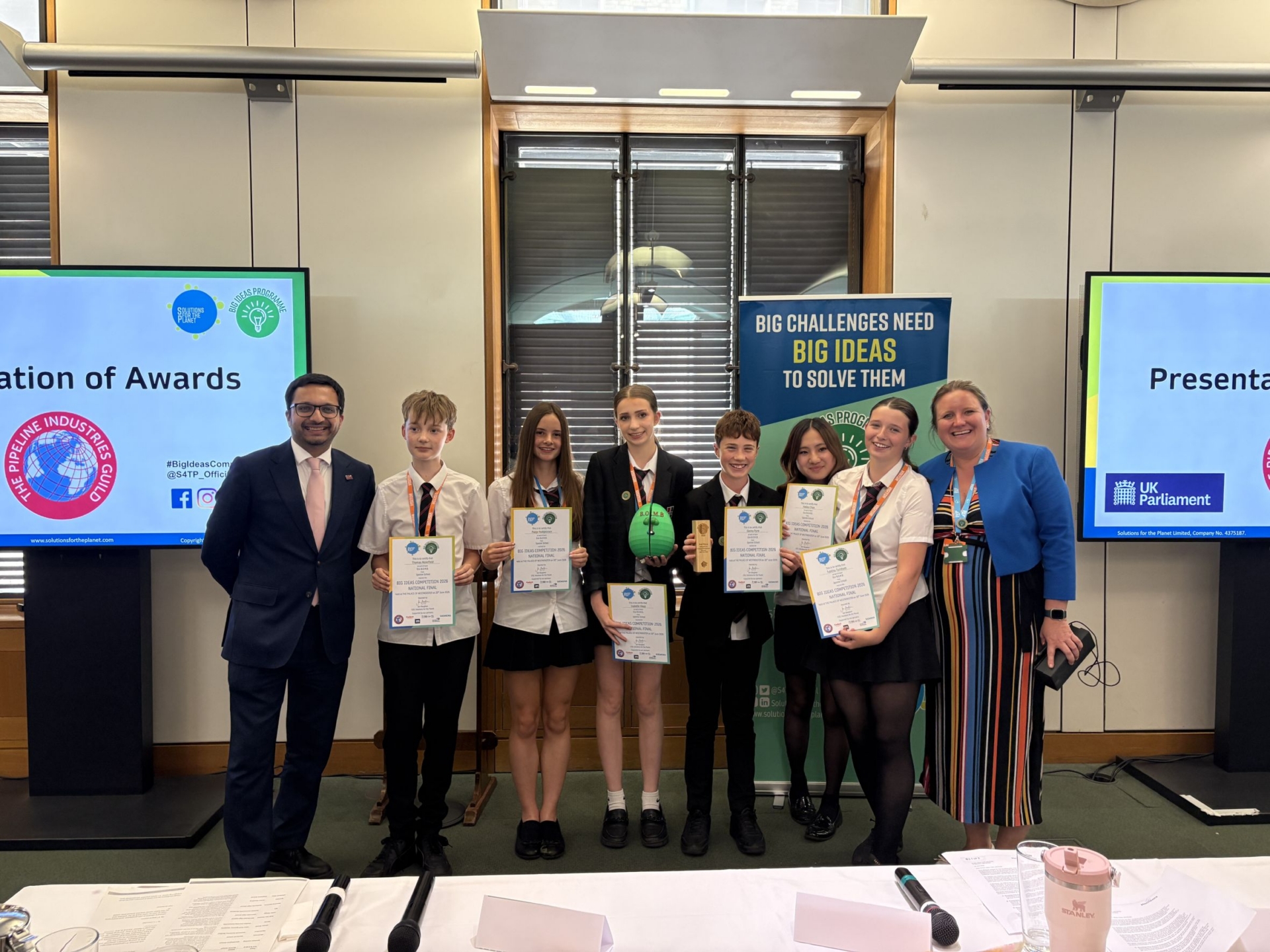 3rd Place - Eco B.O.M.B. from Sponne School 2